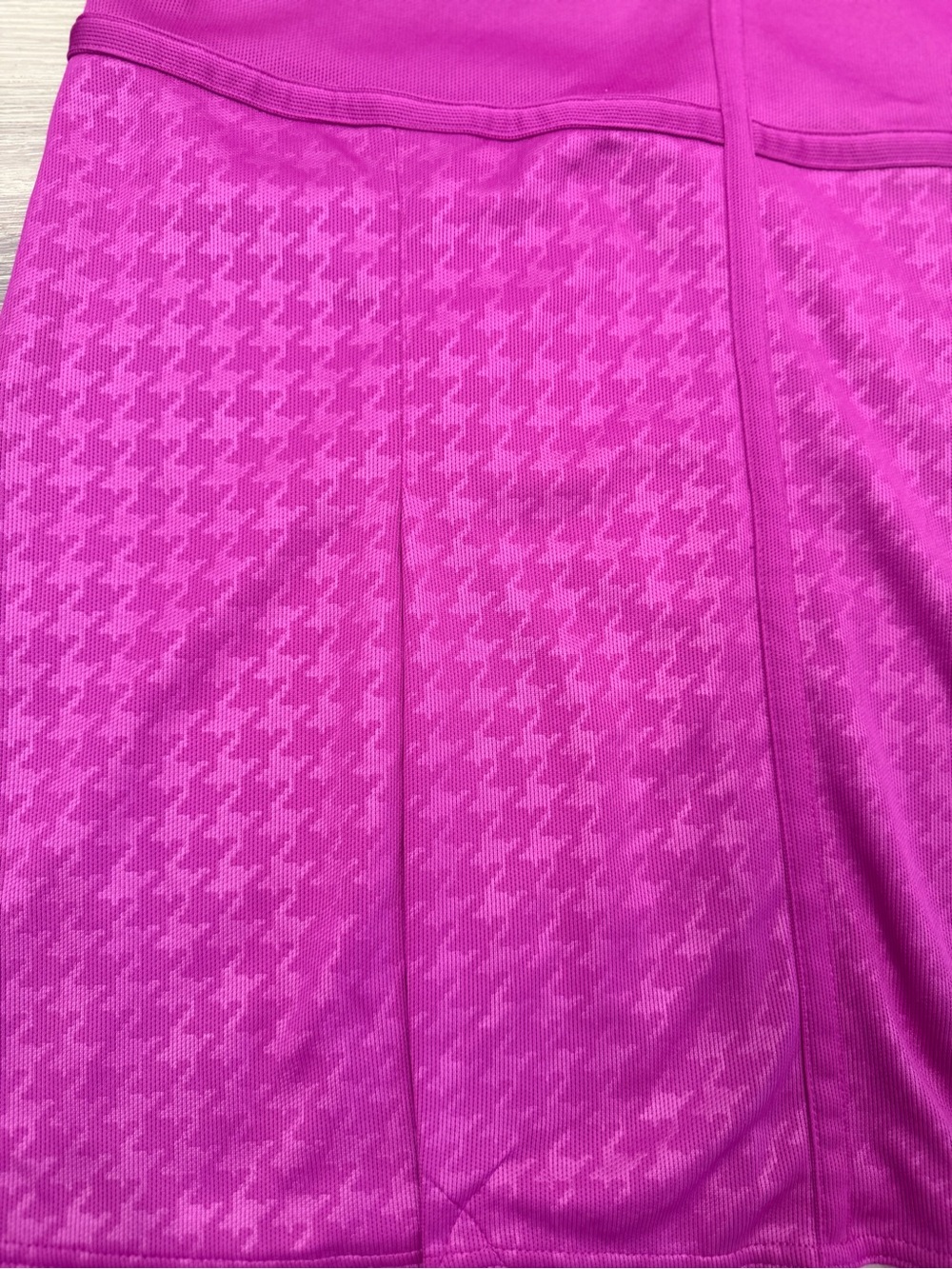 Adidas Magenta Polo Dress with Houndstooth Skirt - Picture 13 of 13